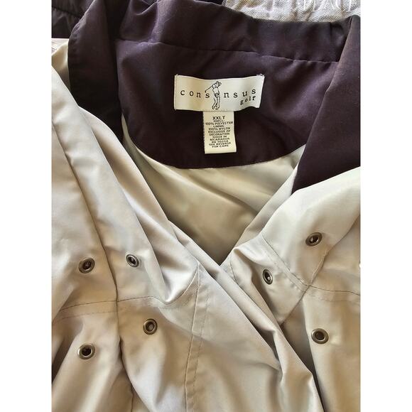 CONSENSUS GOLF Pullover Jacket Mens XXLT TALL - Picture 8 of 9